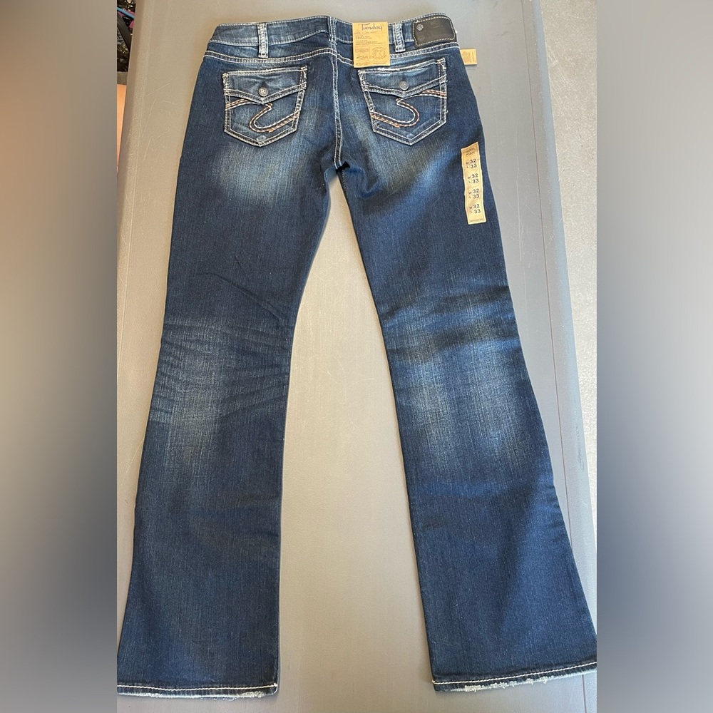 Silver Jeans Women's Blue Denim Jeans - Picture 2 of 4